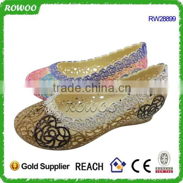 Hollow lady PVC PCU Sandal Shoes