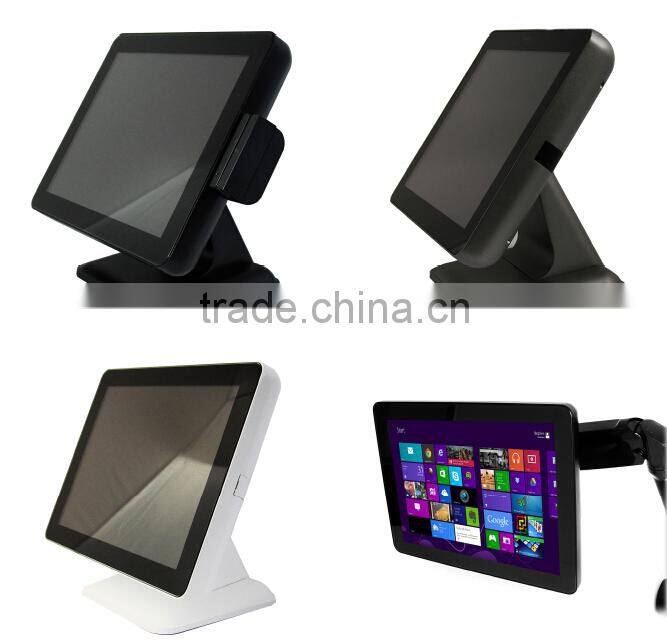 Zero bezel multi touch screen 21.5 inch projected capacitive touch screen all in one pc