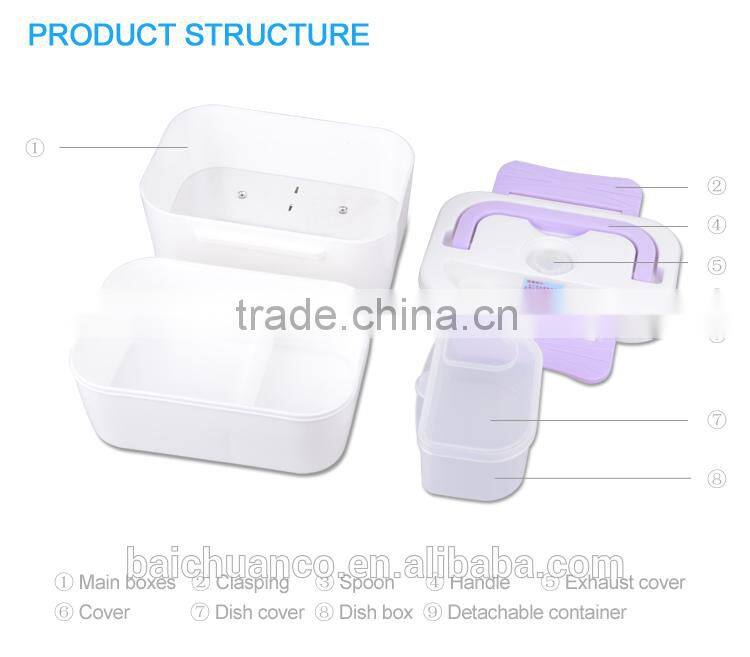 mini electric heat food container personal hot food warm box