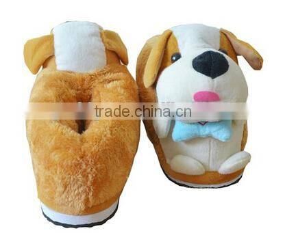 adult plush indoor slipper/woman slipper/adult plush indoor monkey slipper