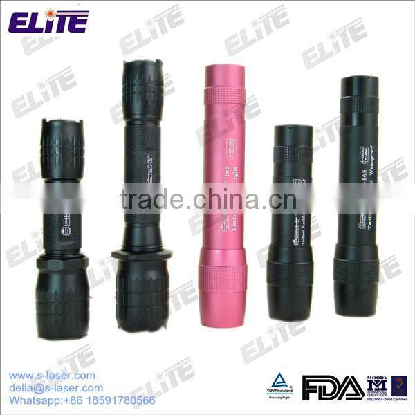 TF-200G IP66 Green LED Tactical Flashlight with ON/OFF Switch or Button Switch for Outdoor Sports, Military and Law Enforcement