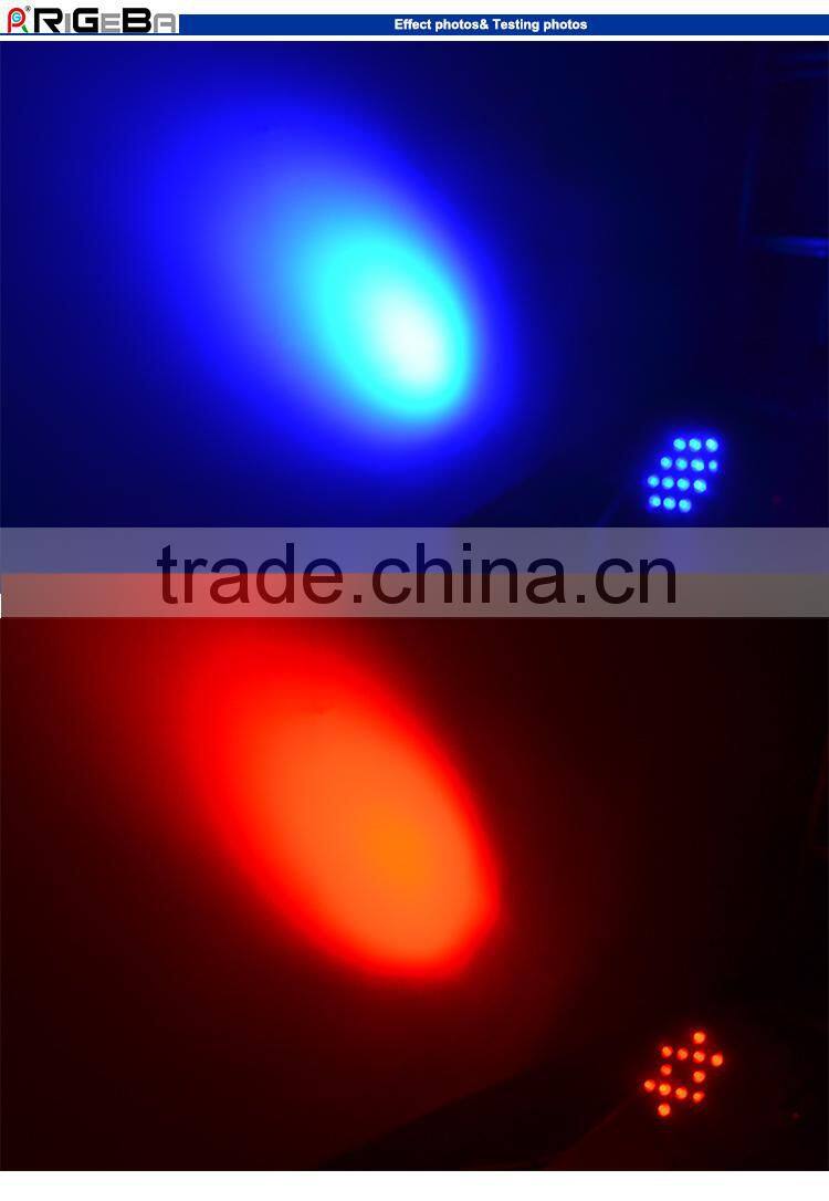 New LED Par64 cheap portable 54*1w rgbw dmx stage mini flat led par light