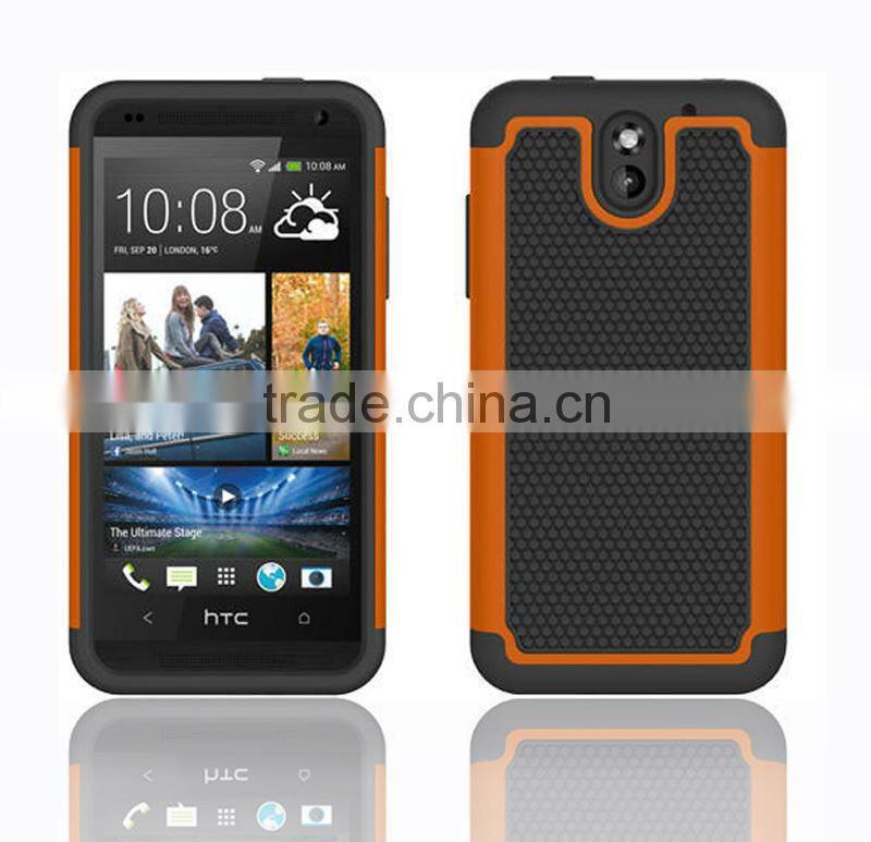 New arrival wonderful Universal sturdy and durable rugged scratchproof defender cheap football lines TPU case for HTC Desire 610