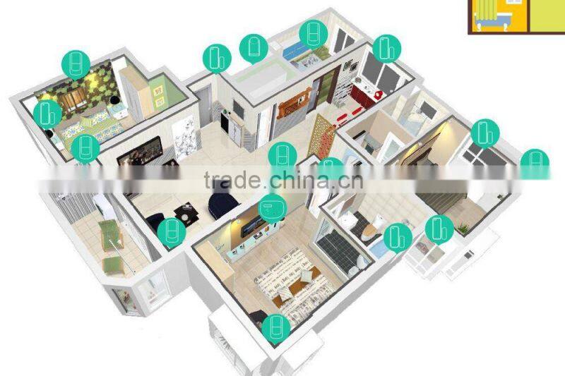 APP control home GSM RFID alarm system & touchpad GSM home alarm kit with RFID tags