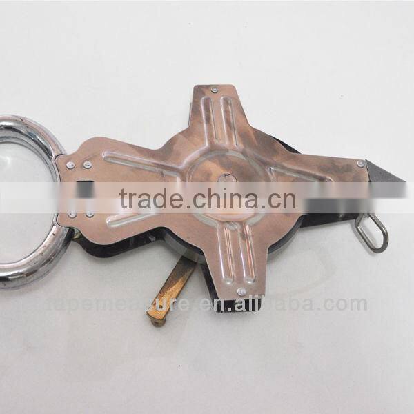 Long steel tape measure in feet/15m,20m,30m and 50m/open reel/metal case with high quality