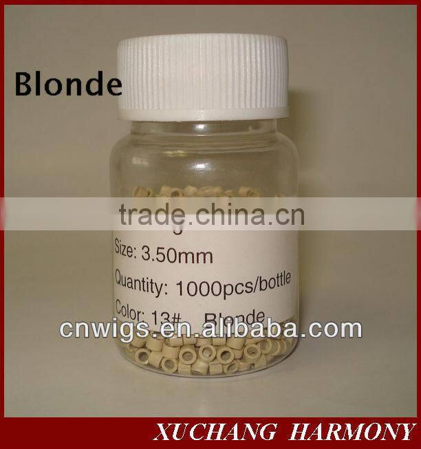 Top quality hair products micro ring with silicone, screw, copper and nano styles