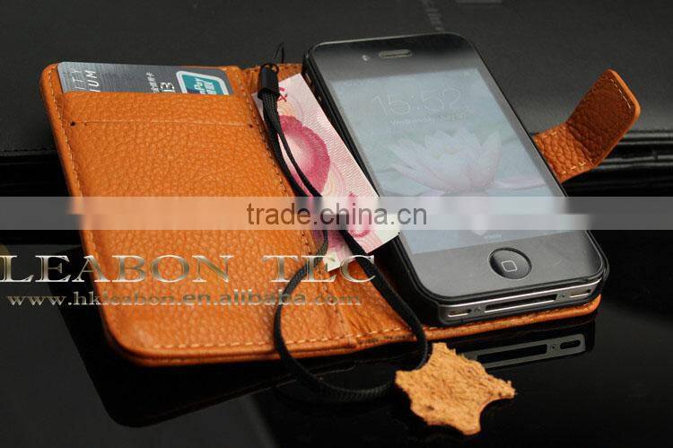 High quality sexy real leather case for iphone 4 4s