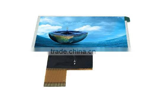 Resitive touch 4.3inch WQVGA 480*272 LCD with RGB interface LCD and B2B 40PIN