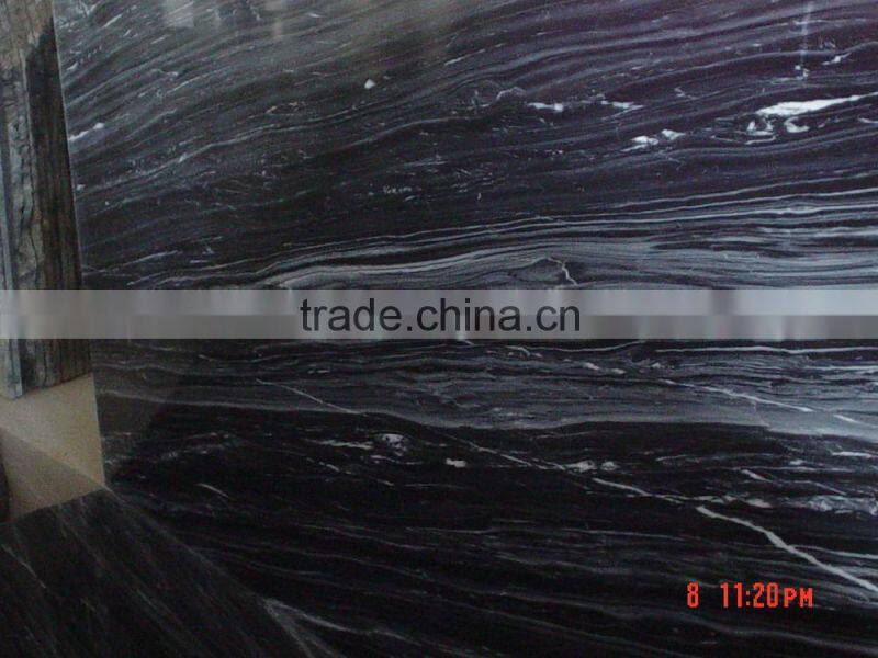Black gold marble