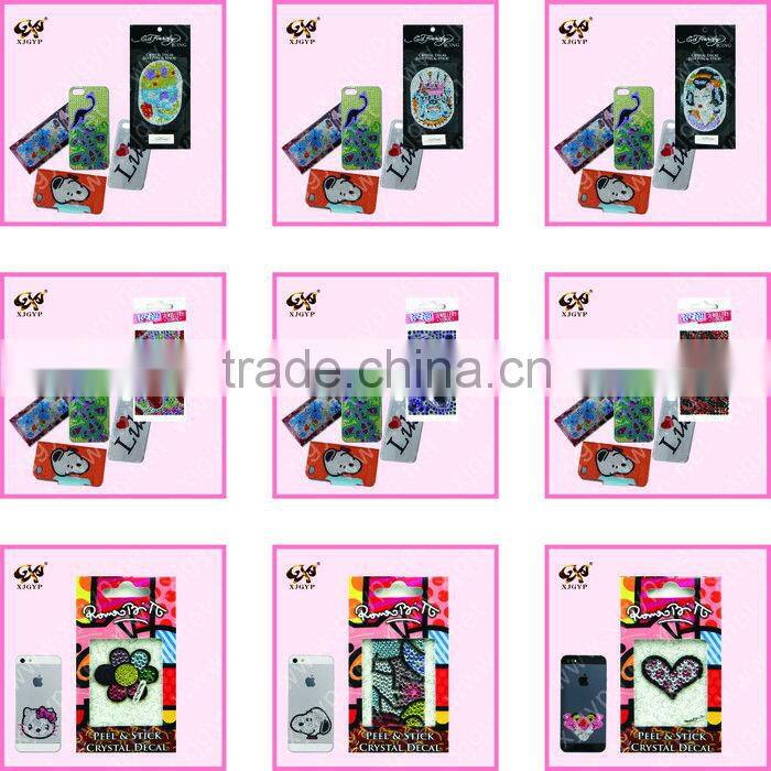 bling pink acrylic mirror sticker