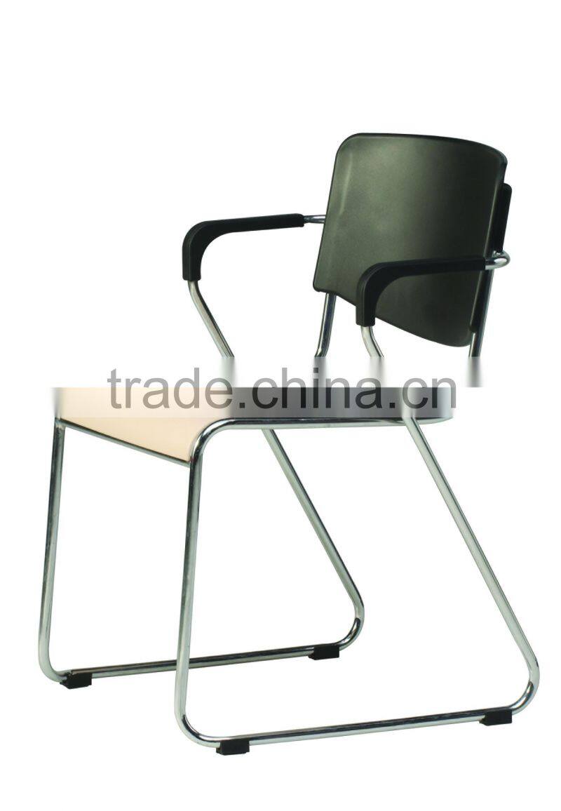 hot sales plastic office chairs with armrest for wholesale 1002A