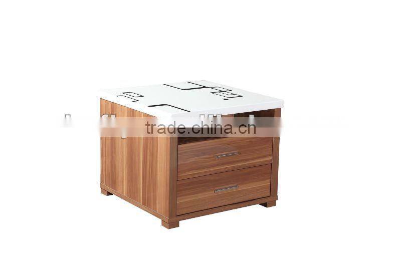 Mable top wooden tea table