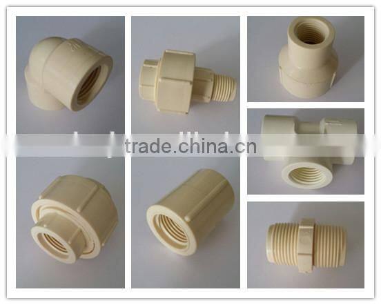 High quality pvc threaded tee/BS standard pvc tee