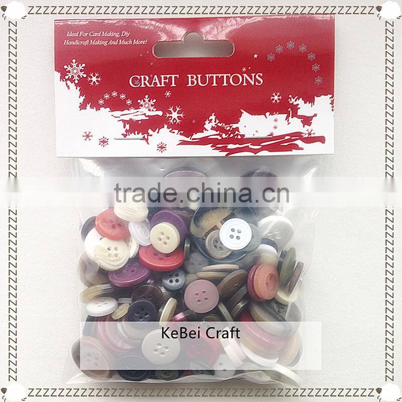 Various types wholesale assorted plastic buttons for diy craft