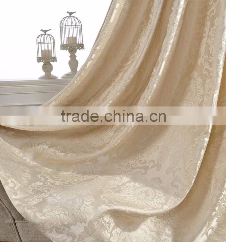China supplier wholesale luxury jacquard blackout curtain