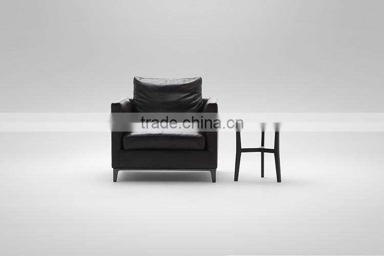 HANM Modern Luxury furniture living room sofa bed leather sofa chair