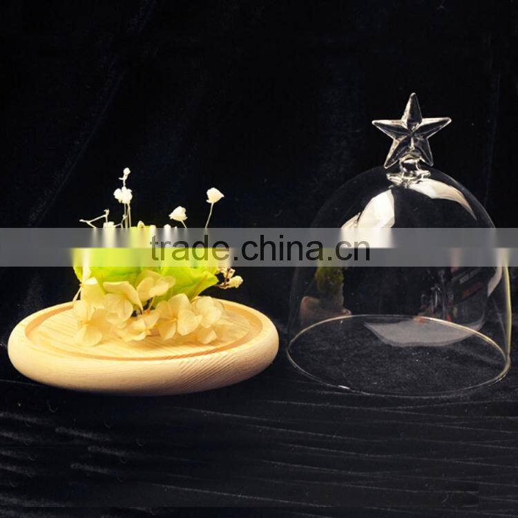 decorative glass dome for wedding