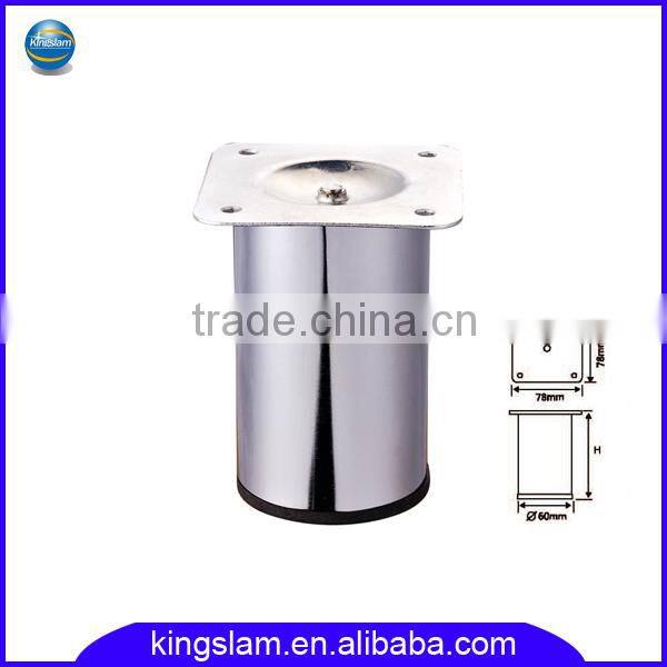 High bearing capacity cylinder stainless steel sofa legs KSL8236