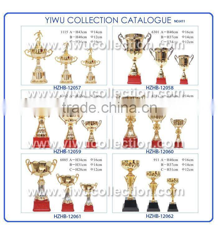 3d soccer trophy cup with man,sport metal trophy,trophy medal metal with wooden gift box