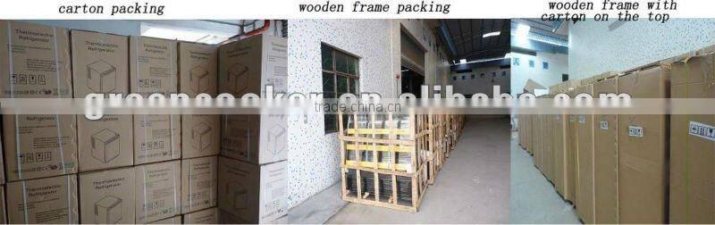 Counter Type Display Cabinet with cambered and liftable glass cover