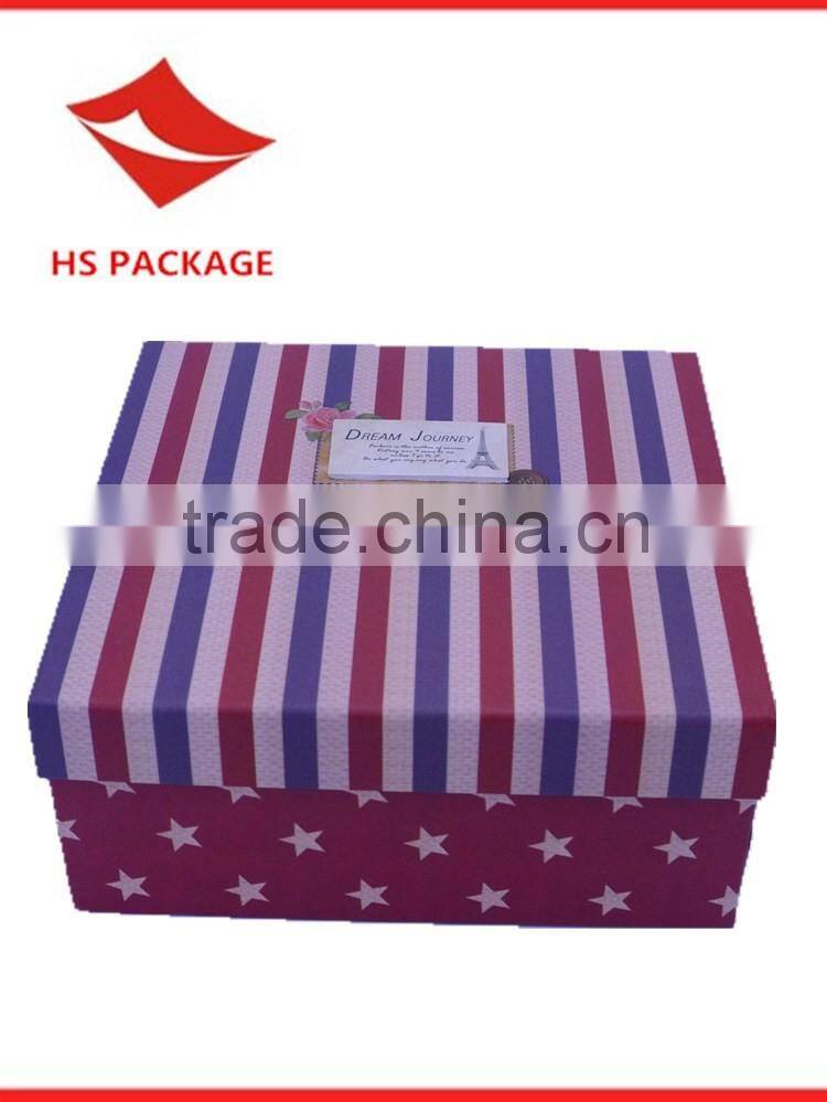 British style square-shaped nesting gift box
