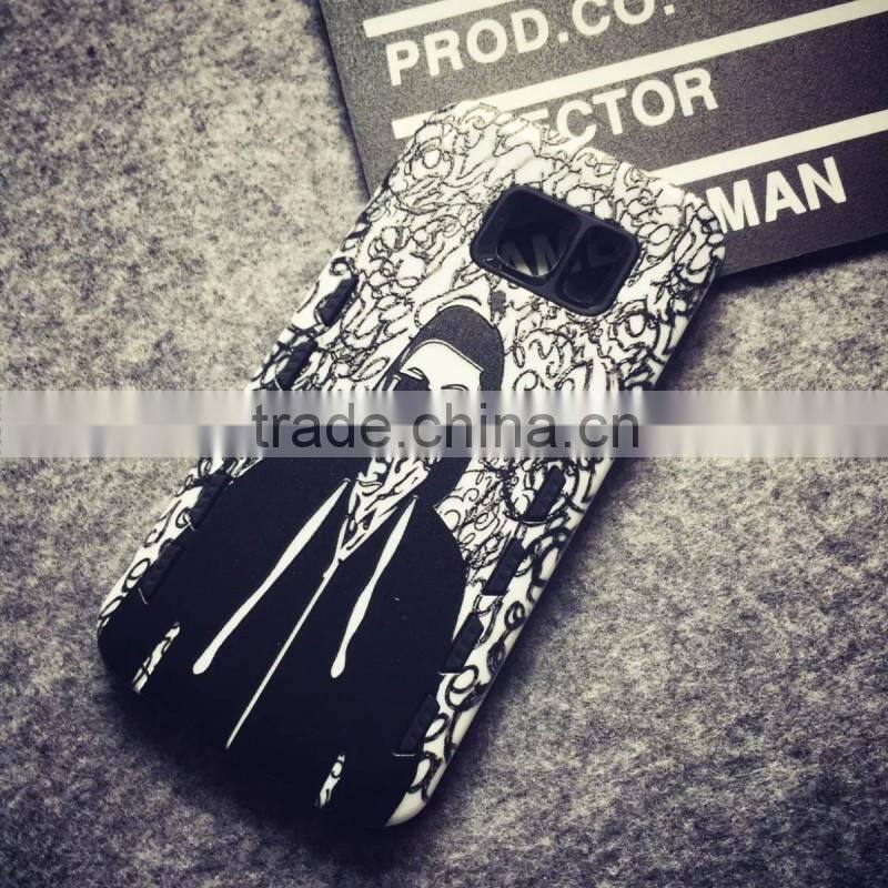 New products PU+TPU Unique style Embossed Fashion mobile phones accessories for samsung galaxy s7,for samsung galaxy s7 case