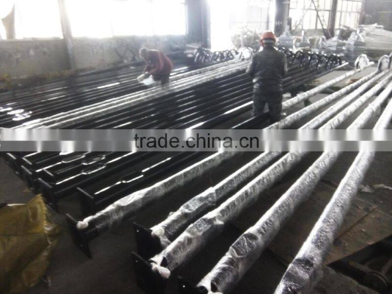 6m single arm street light pole