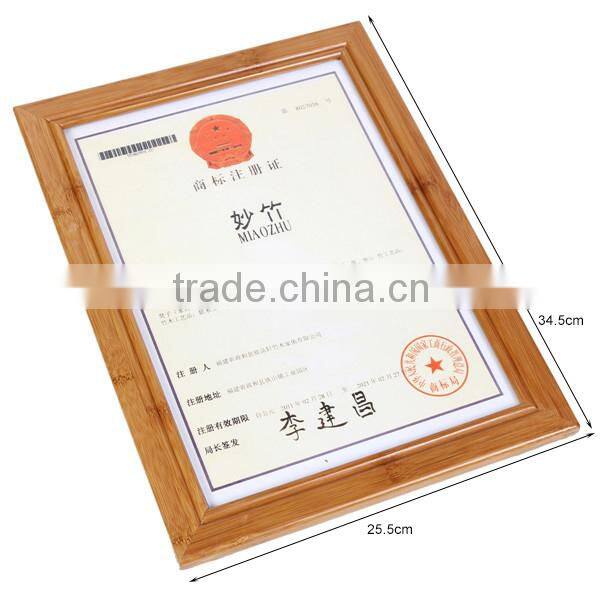Square bamboo photo frame,licence frame,cross-stitch box