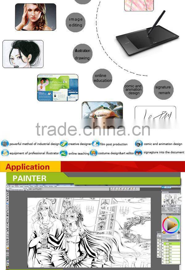 Ugee M540 5x4 inches usb pen touch cheap graphic tablet