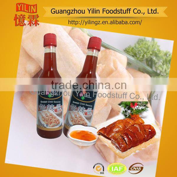 price competitive YILIN brands 50ml Yellow Hot Chili Sauce in glass bottle Chinese manufacturing with OEM service