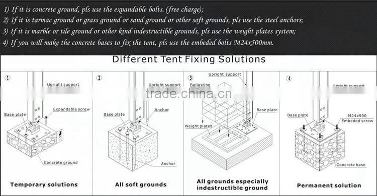 Hign quality wedding marquee tent for sale Guangzhou factory