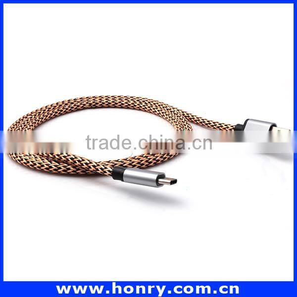 Nylon Braided Type C Cable USB3.0 Data and Charging Cable for new phone
