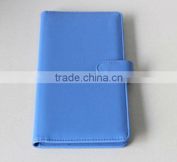 fashional high quality cow Leather passport holder/leather name card holder/leather cheque holder