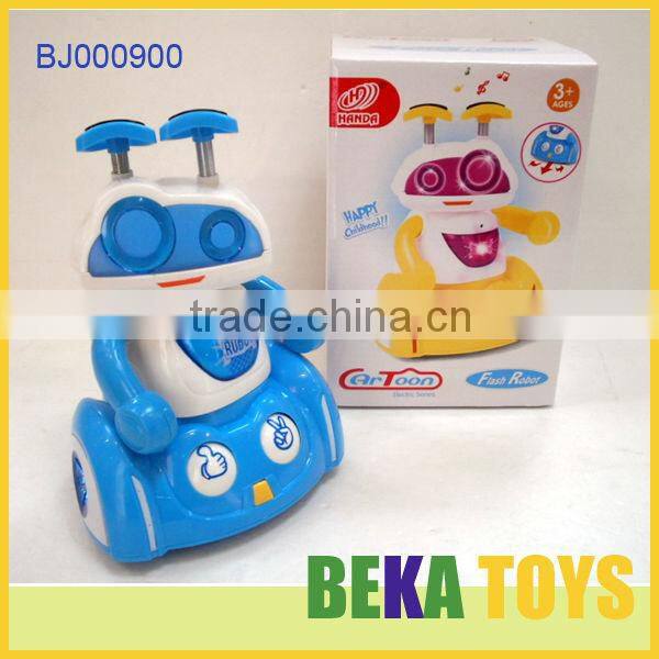 Toys Kids for 2014 Novelty Electric Universal Flashing Robot Toy Plastic Cartoon Toys