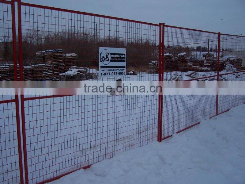 Anping Xiangming maunfacture Powder Coated temporary fence on spot (ISO:2008,real manufactory )