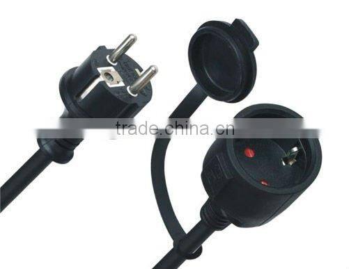 QIAOPU Europe VDE Extension power cord for electrical application/ VDE power cord