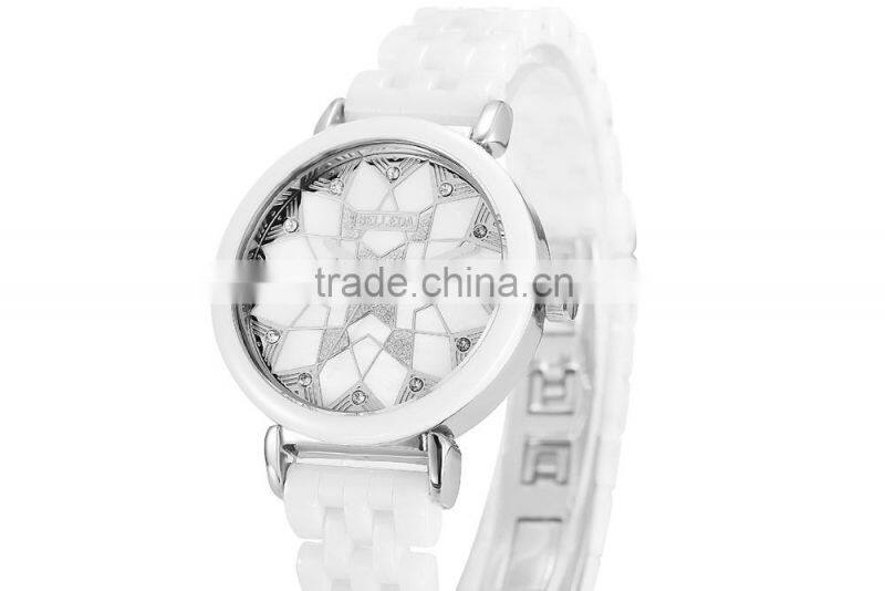 fashionable vogue women ceramic watch