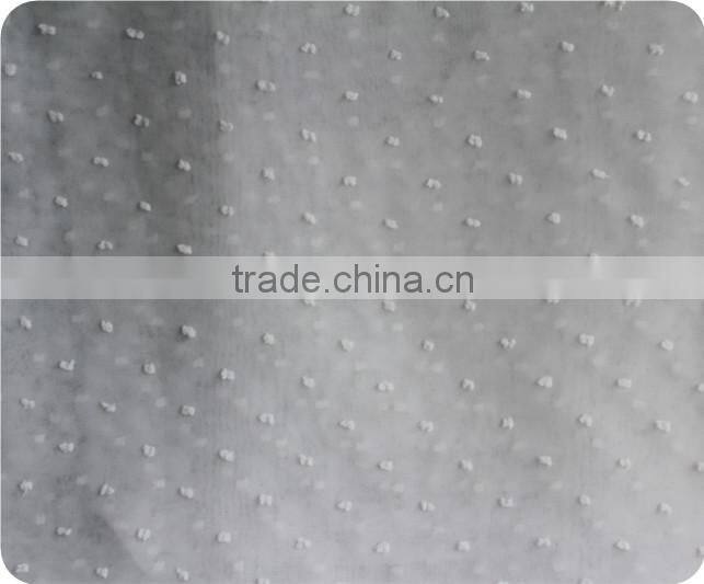 100%polyester dot cutting chiffon fabric for ladys wedding