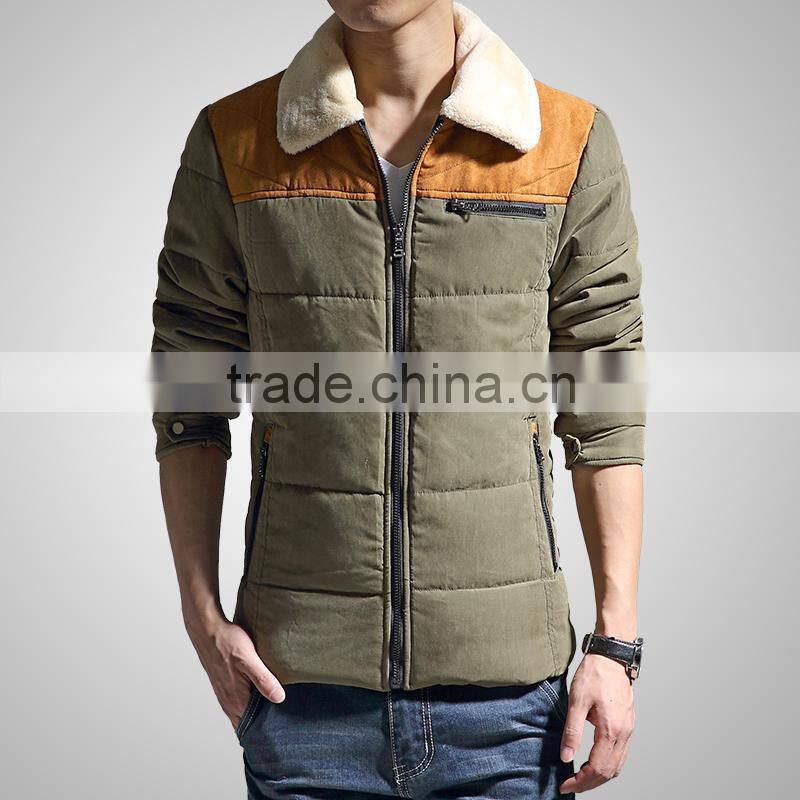 Custom new style men goose down winter jacket