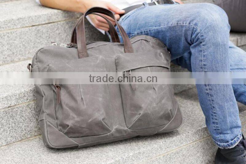 Waterproof Waxed Canvas Bag Waxed Canvas Briefcase