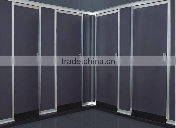 4m/pc black ss color phenolic hpl board/12mm compact laminate profile