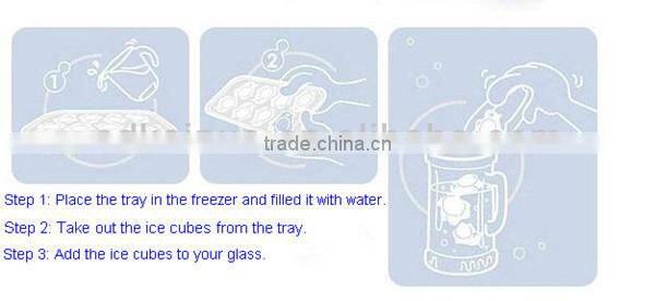 food grade custom silicone flash ice cube