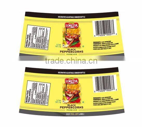 Wholesale label sticker, actavis prometh cough syrup label sticker