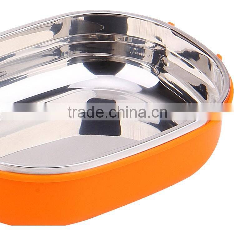 Two layers stainless steel thermal lunch box