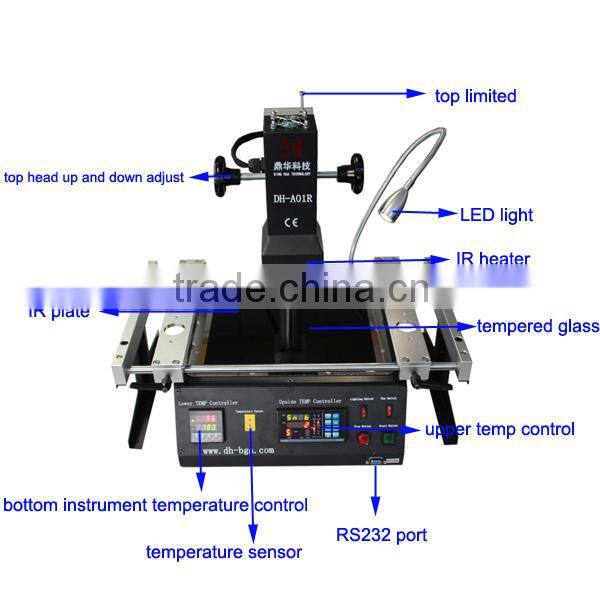 Dinghua digital panel meter infrared motherboard chip repair machine bga replacement machine DH-6500