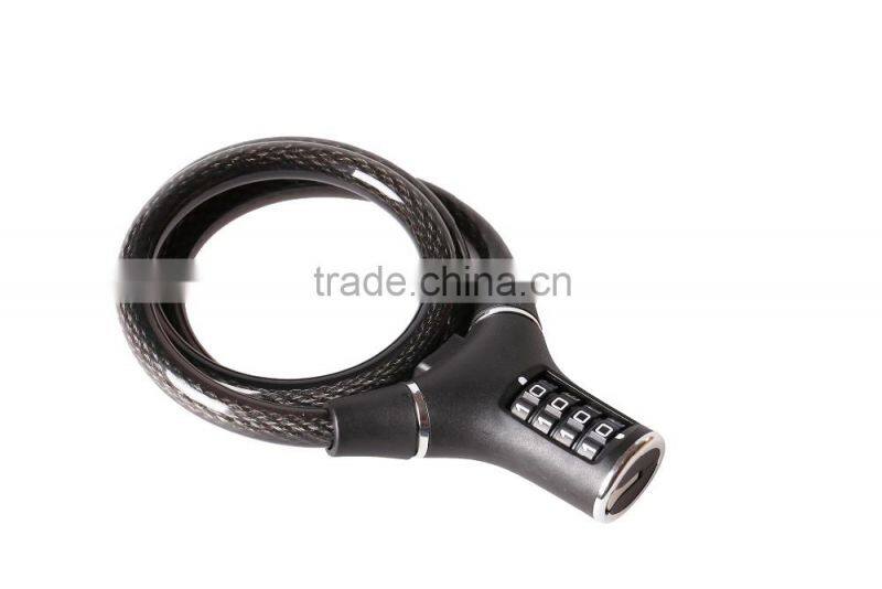Good Quality Steel Cable Coded Bicycle Lock Bike Accessory