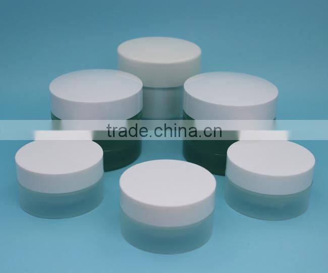 Cosmetics cream empty jar