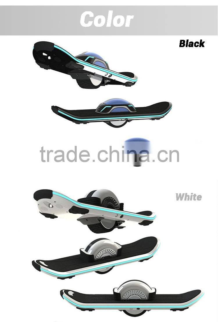 New Design Flash Led Light Electric Skateboard One Wheel Self Balancing Electric Unicycle Scooter
