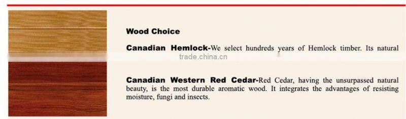 4 person Far Infared Sauna Room Wooden sauna cabin KD-5004D-1