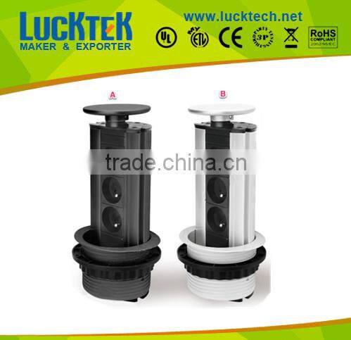Pop up desktop Europe power Sockets